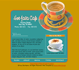 cafe web template