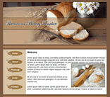 bread bakery website template