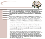 flower florist wedding website template