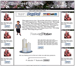 floral ecommerce web site template e-commerce