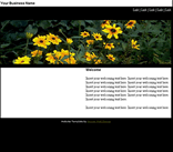 Flowers Floral General Business Website Template