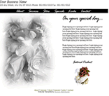 wedding website  business template, wedding invitations, wedding decorations, wedding flowers, wedding gowns gratscale black white classy elegant