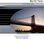 bridge city skyline dusk web site template