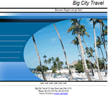 hotel travel vacation beach palm tree tropical web site template