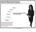 general internet business marketing woman  web site template