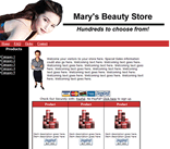 Beauty Fashion Makeup Cosmetics  Ecommerce Web Site Template