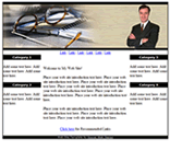 financial finance web page template