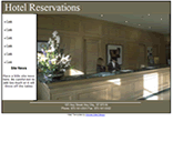 hotel reservations travel vacation web template