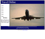 airplane airline reservations  web template