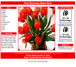 floral web template