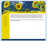 sunflowers sky floral flowers web template