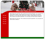 christmas web template