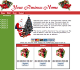 Christmas Xmas Ecommerce Web Site Template