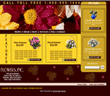 florist floral flower shop web template