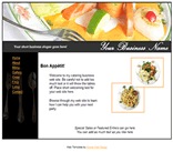 catering web template