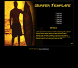 surfer beach waves summer web templates 