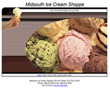 ice cream  web template