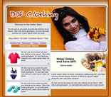 clothing store web template