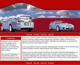 automotive web template
