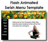 swish floral web template
