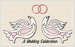 Free Wedding Doves Wedding Invitation Template