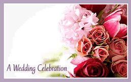 Free "Lavender White Rose Pearl Wedding Invitation Template